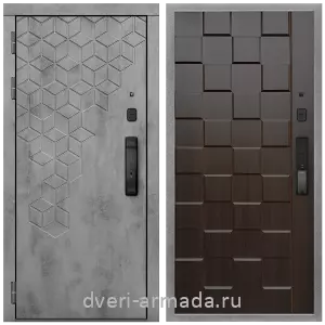 Входные двери в Подольске, Дверь входная Армада Квадро МДФ 16 мм Kaadas K9 / МДФ 16 мм ОЛ-39 Эковенге