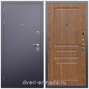 Входные двери Эврика, Дверь входная Армада Люкс Антик серебро / МДФ 16 мм ФЛ-243 Морёная береза