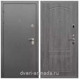 Входные двери 2050 мм, Дверь входная Армада Оптима Антик серебро / МДФ 6 мм ФЛ-138 Дуб Филадельфия графит