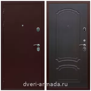 Входные двери Троя, Дверь входная элитная Армада Люкс Антик медь / МДФ 6 мм ФЛ-140 Венге утепленная парадная