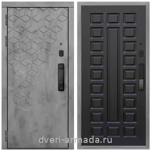 Входные двери Эврика, Дверь входная Армада Квадро МДФ 16 мм Kaadas K9 / МДФ 16 мм ФЛ-183 Венге