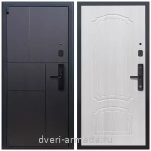 Толстые входные двери, Дверь входная Армада Бастион МДФ 16 мм Kaadas S500 / МДФ 6 мм ФЛ-140 Дуб белёный