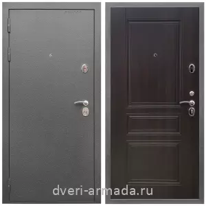 Входные двери Экстра, Дверь входная Армада Оптима Антик серебро / МДФ 6 мм ФЛ-243 Эковенге