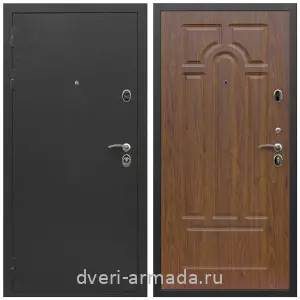 Черные входные двери, Металлическая дверь входная Армада Престиж Черный шелк / МДФ 16 мм ФЛ-58 Морёная береза