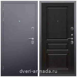 Входные двери Эврика, Дверь входная Армада Люкс Антик серебро / МДФ 16 мм ФЛ-243 Венге