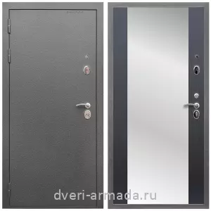МДФ гладкая, Дверь входная Армада Оптима Антик серебро / МДФ 16 мм СБ-16 Венге