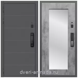Входные двери Троя, Дверь входная Армада Роуд МДФ 10 мм Kaadas K9 / МДФ 16 мм ФЛЗ-Пастораль, Бетон темный
