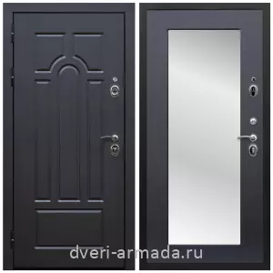 Входные двери с зеркалом и теплоизоляцией, Дверь входная Армада Эврика МДФ 10 мм ФЛ-58 / МДФ 16 мм ФЛЗ пастораль Венге
