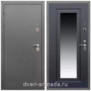 МДФ с молдингом, Дверь входная Армада Оптима Антик серебро / МДФ 16 мм ФЛЗ-120 Венге