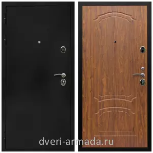 Черные входные двери, Металлическая дверь входная Армада Престиж Черная шагрень / МДФ 16 мм ФЛ-140 Морёная береза