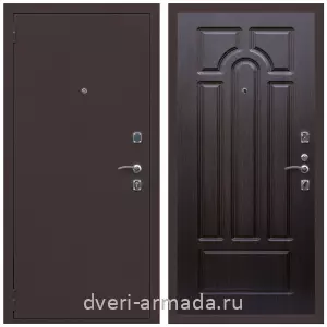Входные двери 2050 мм, Дверь входная Армада Комфорт Антик медь / МДФ 6 мм ФЛ-58 Венге