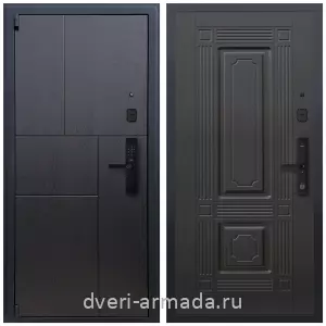 Металлические двери с шумоизоляцией и толстым полотном, Дверь входная Армада Бастион МДФ 16 мм Kaadas S500 / МДФ 16 мм ФЛ-2 Венге