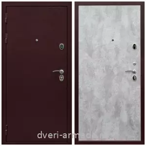 МДФ гладкая, Дверь входная Армада Престиж Антик медь / МДФ 6 мм ПЭ Цемент светлый