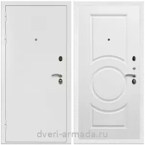 Светлые входные двери, Дверь входная Армада Престиж Белая шагрень / МДФ 16 мм МС-100 Белый матовый