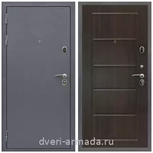 МДФ гладкая, Дверь входная Армада Престиж Антик серебро / МДФ 6 мм ФЛ-39 Венге