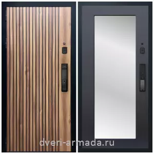 Входные двери в Подольске, Умная входная смарт-дверь Армада Вектор МДФ 10 мм Kaadas K9 / МДФ 16 мм ФЛЗ-Пастораль, Венге