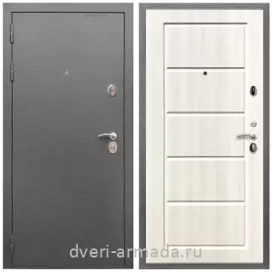 Двери со склада, Дверь входная Армада Оптима Антик серебро / МДФ 6 мм ФЛ-39 Венге светлый