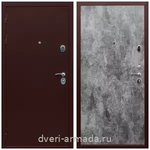 Входные двери Элит, Недорогая дверь входная Армада Люкс Антик медь / МДФ 6 мм ПЭ Цемент темный
