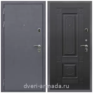 МДФ гладкая, Дверь входная Армада Престиж Антик серебро / МДФ 6 мм ФЛ-2 Венге