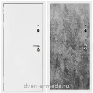 Входные двери Экстра, Дверь входная Армада Оптима Белая шагрень / МДФ 6 мм ПЭ Цемент темный