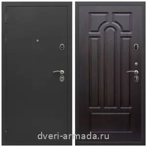 Черные входные двери, Металлическая дверь входная Армада Престиж Черный шелк / МДФ 16 мм ФЛ-58 Венге