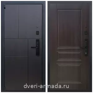 Толстые входные двери, Дверь входная Армада Бастион МДФ 16 мм Kaadas S500 / МДФ 6 мм ФЛ-243 Эковенге