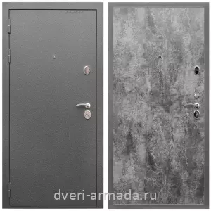 Входные двери Лондон, Дверь входная Армада Оптима Антик серебро / МДФ 6 мм ПЭ Цемент темный