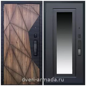 Входные двери в Подольске, Умная входная смарт-дверь Армада Ламбо МДФ 10 мм Kaadas K9 / МДФ 16 мм ФЛЗ-120 Венге