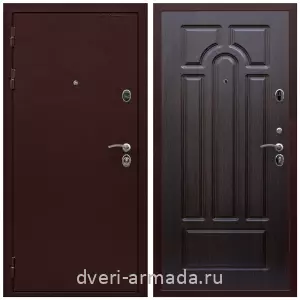 МДФ гладкая, Дверь входная Армада Престиж Антик медь / МДФ 6 мм ФЛ-58 Венге
