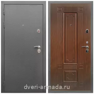 Входные двери толщиной 80 мм, Дверь входная Армада Оптима Антик серебро / МДФ 6 мм ФЛ-2 Мореная береза