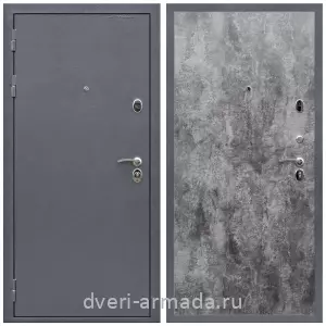 Взломостойкие входные двери 1.5, Дверь входная Армада Престиж Антик серебро / МДФ 6 мм ПЭ Цемент темный