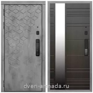 Входные двери 2050 мм, Дверь входная Армада Квадро МДФ 16 мм Kaadas K9 / МДФ 16 мм ФЛЗ-Сити, Венге