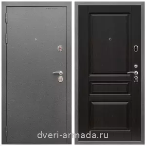 Левые входные двери, Дверь входная Армада Оптима Антик серебро / МДФ 16 мм ФЛ-243 Венге