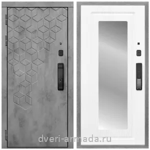 Входные двери в Подольске, Дверь входная Армада Квадро МДФ 16 мм Kaadas K9 / МДФ 16 мм ФЛЗ-120 Ясень белый