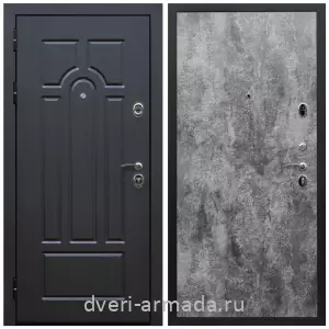 МДФ гладкая, Дверь входная Армада Эврика МДФ 10 мм ФЛ-58 / МДФ 6 мм ПЭ Цемент темный