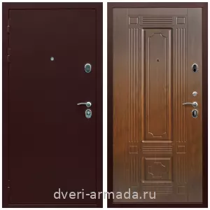 Недорогие, Дверь входная Армада Люкс Антик медь / МДФ 16 мм ФЛ-2 Мореная береза