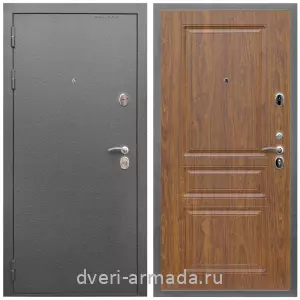Входные двери 2050 мм, Дверь входная Армада Оптима Антик серебро / МДФ 16 мм ФЛ-243 Морёная береза