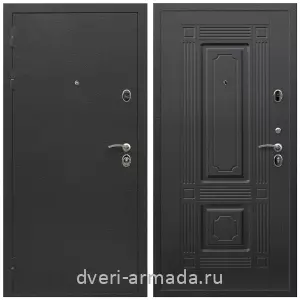 Черные входные двери, Металлическая дверь входная Армада Престиж Черный шелк / МДФ 6 мм ФЛ-2 Венге