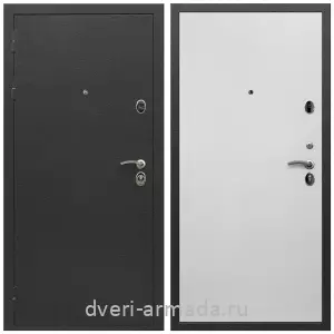 Входные двери Шелк, Дверь входная Армада Престиж Черный шелк / МДФ 10 мм Гладкая белый матовый