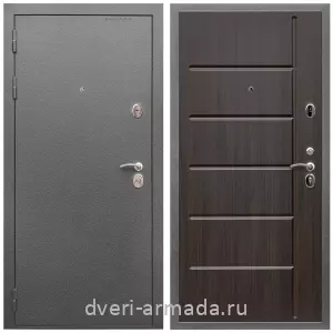 Входные двери 2050 мм, Дверь входная Армада Оптима Антик серебро / МДФ 10 мм ФЛ-102 Эковенге