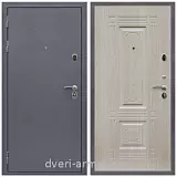 Дверь входная Армада Престиж Strong антик серебро / МДФ 6 мм ФЛ-2 Дуб белёный