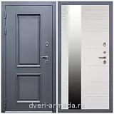 Дверь входная уличная в дом Армада Корса / МДФ 16 мм ФЛЗ-Сити, Белый матовый